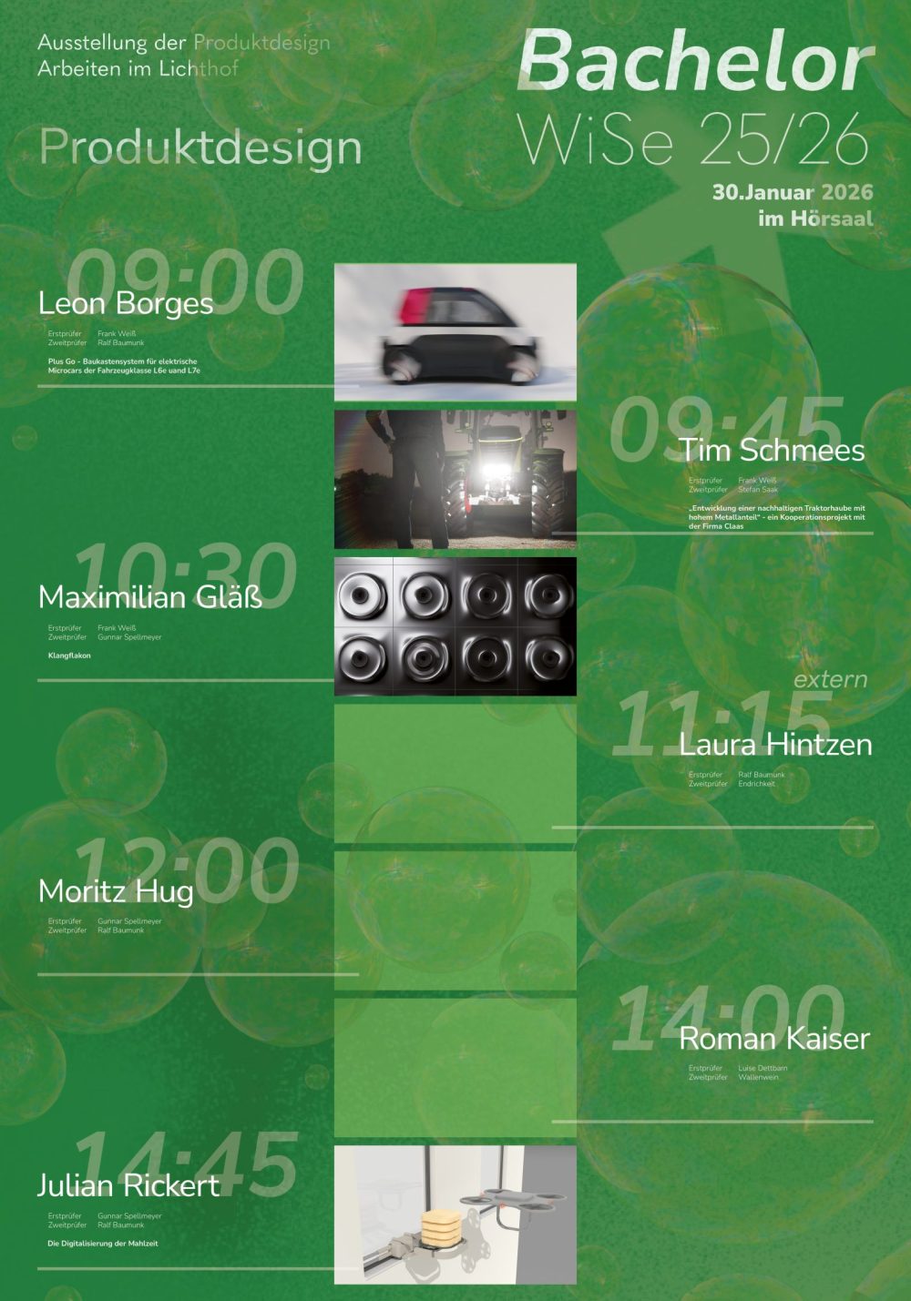 Bachelor Ankündigungsplakat WiSe 25/26