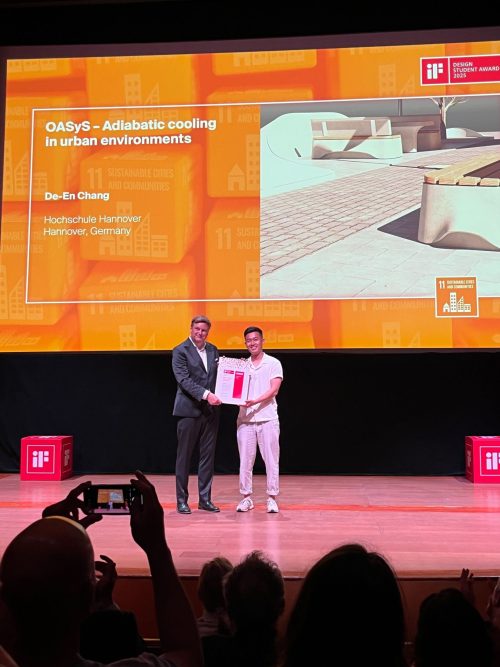 De-En Chang unter den TOP 100, iF Design Student Award