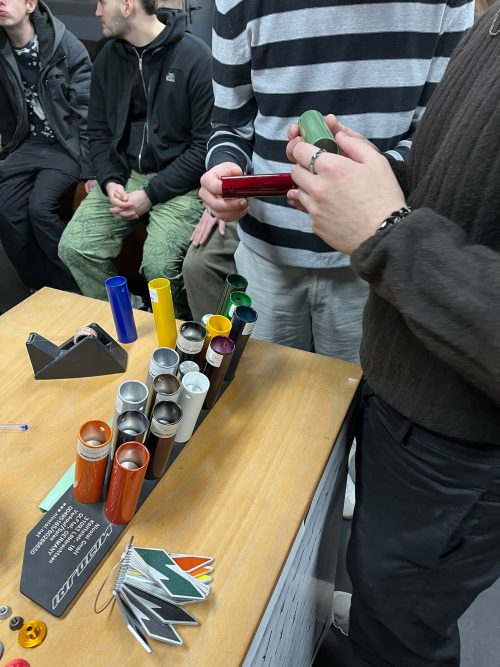 Rohr-Objekte Anschauungsmodele von einem Fahrrad