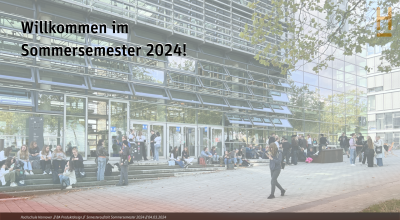 Semestereinführung zum Sommersemester 2024 am 4.3.2024 // 10:00 Uhr