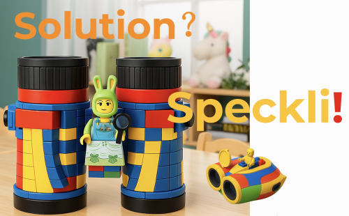 Fernglas aus Lego